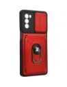 Hurtownia GSM - Etui Bizon Case Camshield Card Slot Ring do Moto G62 5G czerwone - BIZ546 - {ean13} - Hurt