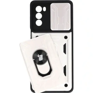 Hurtownia GSM - Bizon Case Camshield Kártyahely Gyűrű Moto G62 5G fehér - BIZ547 - {ean13} - Hurt