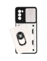 Hurtownia GSM - Bizon Case Camshield Card Slot Ring Moto G62 5G alb - BIZ547 - {ean13} - Hurt