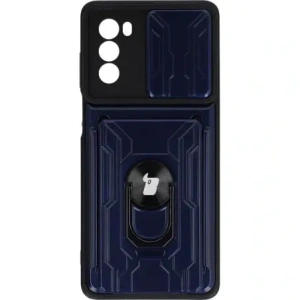 Hurtownia GSM - Bizon Case Camshield Slot pentru Card Ring Moto G62 5G albastru marin - BIZ548 - {ean13} - Hurt