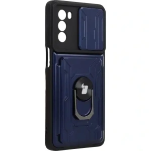Hurtownia GSM - Bizon Case Camshield Slot pentru Card Ring Moto G62 5G albastru marin - BIZ548 - {ean13} - Hurt
