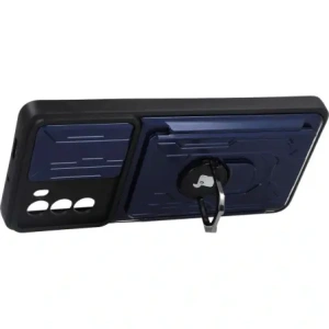 Hurtownia GSM - Bizon Case Camshield Slot pentru Card Ring Moto G62 5G albastru marin - BIZ548 - {ean13} - Hurt