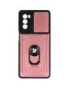 Hurtownia GSM - Bizon Case Camshield Card Slot Ring Moto G62 5G roz deschis - BIZ549 - {ean13} - Hurt