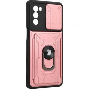 Hurtownia GSM - Bizon Case Camshield Card Slot Ring Moto G62 5G roz deschis - BIZ549 - {ean13} - Hurt