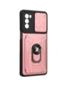 Hurtownia GSM - Bizon Case Camshield Card Slot Ring Moto G62 5G roz deschis - BIZ549 - {ean13} - Hurt