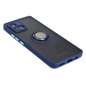 Hurtownia GSM - Bizon Case Hybrid Ring Motorola Moto G72 fumuriu cu un cadru albastru marin - BIZ550 - {ean13} - Hurt