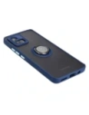 Hurtownia GSM - Bizon Case Hybrid Ring Motorola Moto G72 fumuriu cu un cadru albastru marin - BIZ550 - {ean13} - Hurt