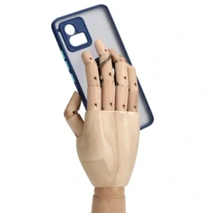 Hurtownia GSM - Bizon Case Hybrid Ring Motorola Moto G72 fumuriu cu un cadru albastru marin - BIZ550 - {ean13} - Hurt