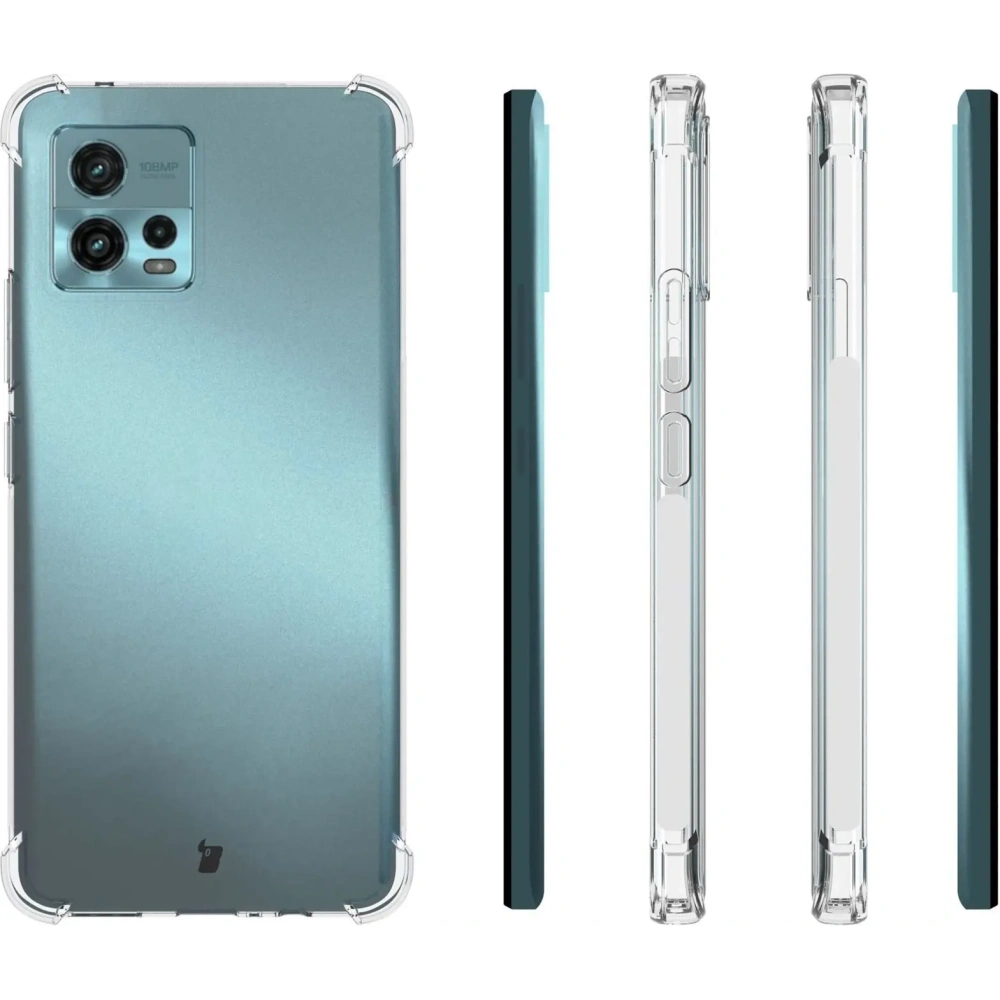 Hurtownia GSM - Bizon Case Clear Pack tok + 2x kijelzőfólia Motorola Moto G72 átlátszó - BIZ551 - {ean13} - Hurt