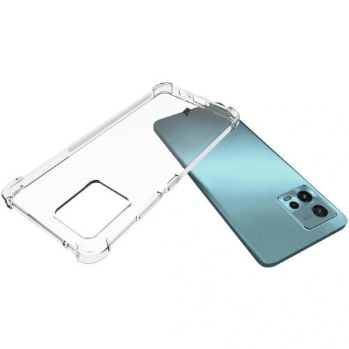 Etui + 2x folia Bizon Case Clear Pack do Motorola Moto G72 przezroczyste