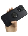 Bizon Case Hybrid Ring Motorola Moto G72 smoky with a black frame