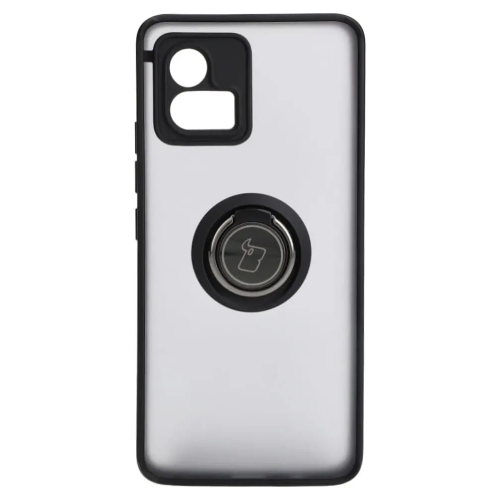 Hurtownia GSM - Bizon Case Hybrid Ring Motorola Moto G72 fumos cu un cadru negru - BIZ552 - {ean13} - Hurt