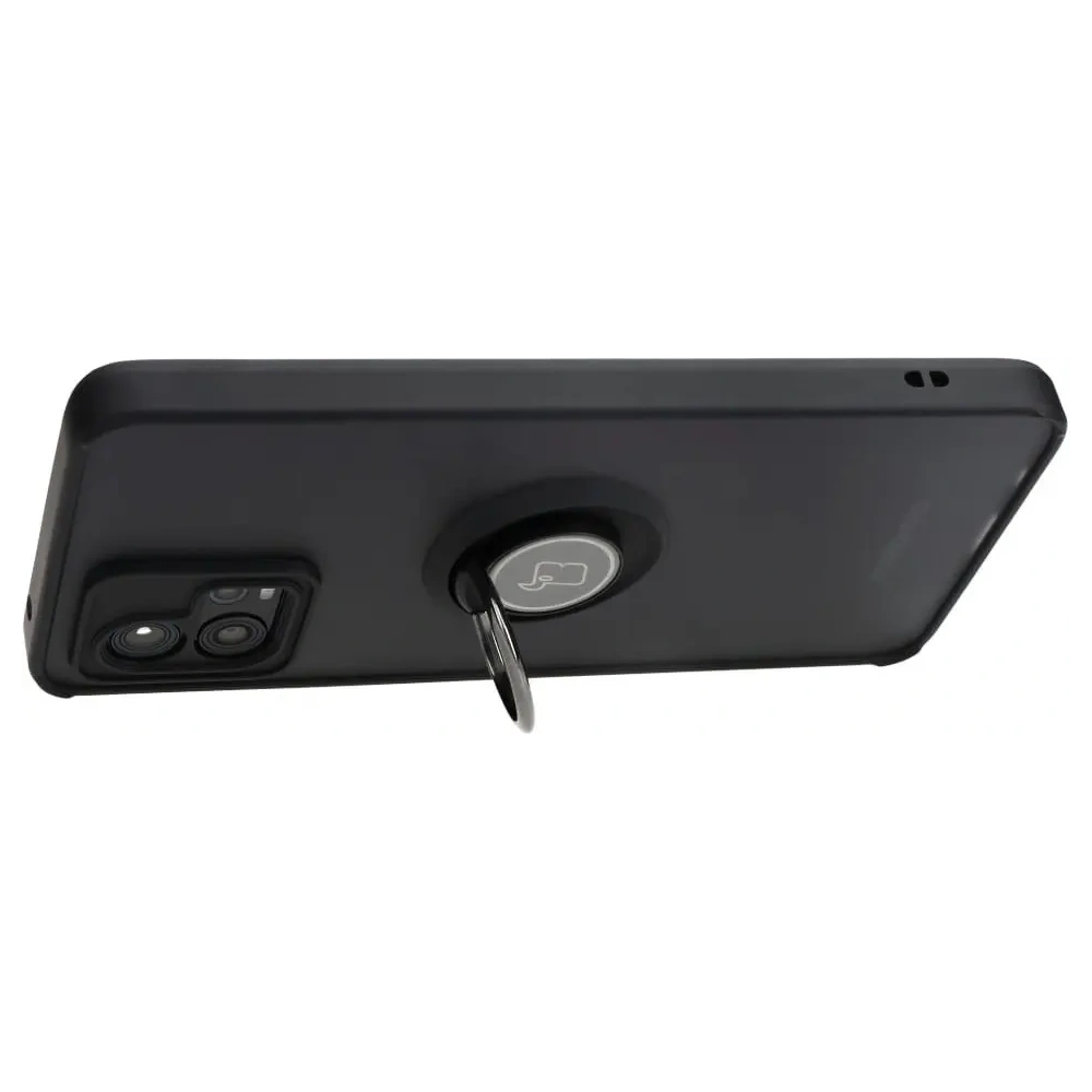 Hurtownia GSM - Bizon Case Hybrid Ring Motorola Moto G72 fumos cu un cadru negru - BIZ552 - {ean13} - Hurt