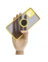 Wholesale Bizon Case Hybrid Ring Motorola Moto G72 smoky with a yellow frame - BIZ553 - {ean13} - Hurt