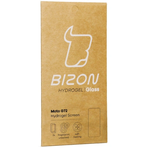 Folia hydrożelowa na ekran Bizon Glass Hydrogel do Moto G72 [2 PACK]