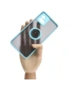 Hurtownia GSM - Etui s držákem na prst Bizon Case Hybrid Ring pro Motorola Moto G72 kouřové s jasně modrým rámem - BIZ555 - {ean13} - Hurt