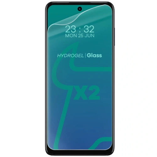 Folia hydrożelowa na ekran Bizon Glass Hydrogel do Moto G73 [2 PACK]