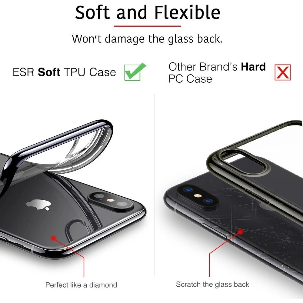 Hurtownia GSM - Etui ESR Essential Apple iPhone X/XS Black - ESR009BLK - {ean13} - Hurt