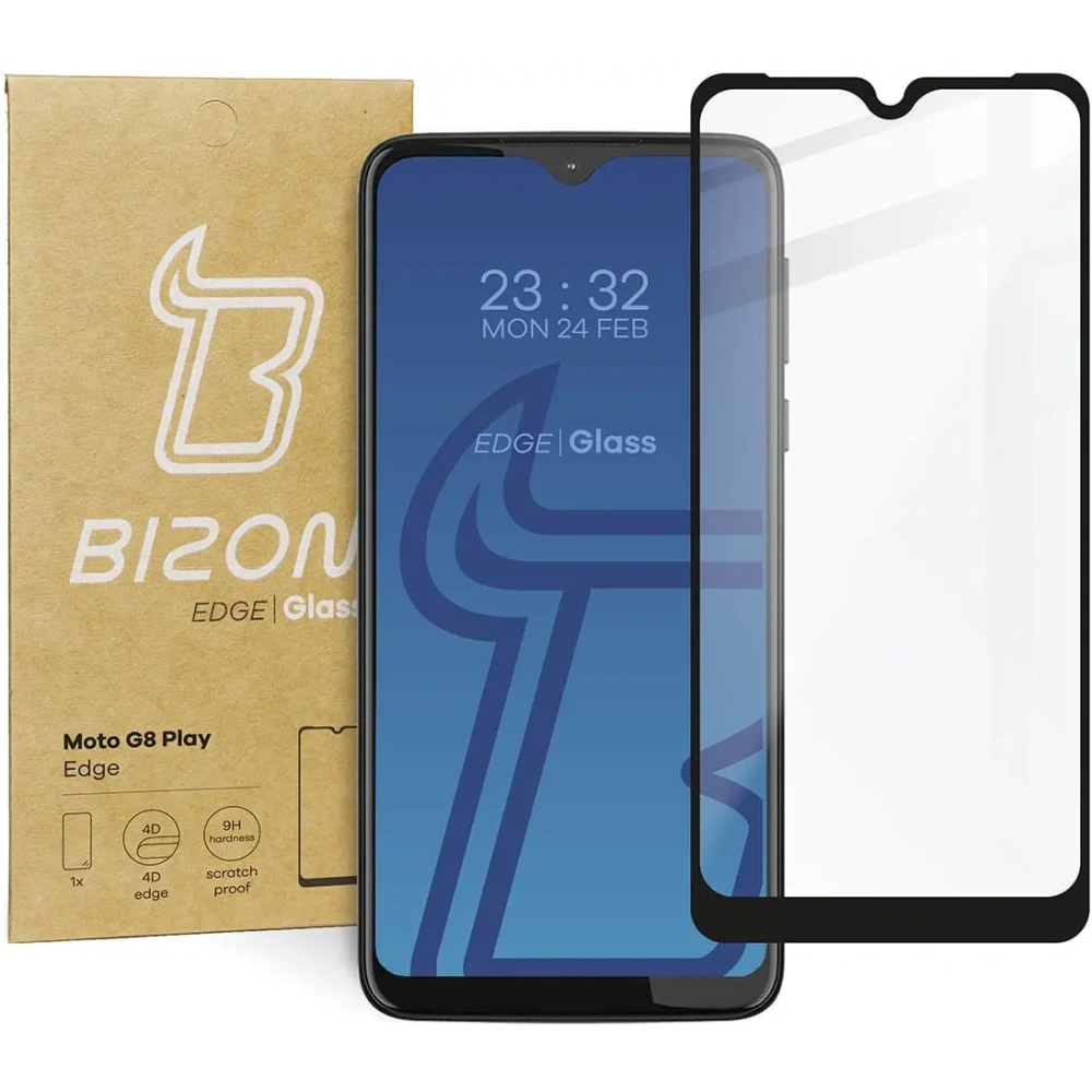 Wholesale Bizon Glass Edge Moto G8 Play black - BIZ559 - {ean13} - Hurt