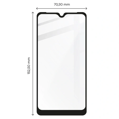 Szkło hartowane Bizon Glass Edge do Moto G8 Play czarne