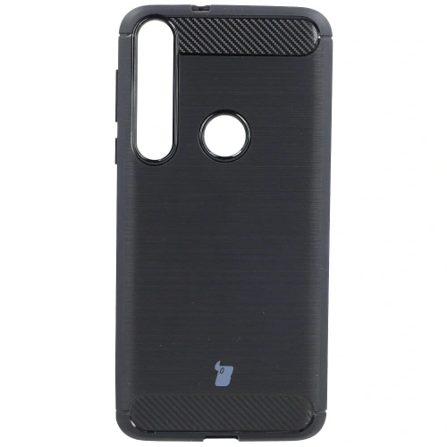 Etui Bizon Case Carbon TPU do Moto G8 Play czarne