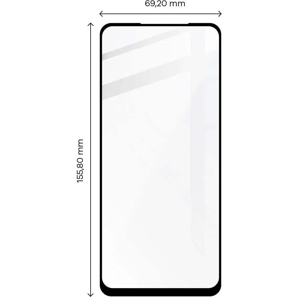 Hurtownia GSM - Bizon Glass Edge Moto G52 / G82 negru - BIZ562 - {ean13} - Hurt