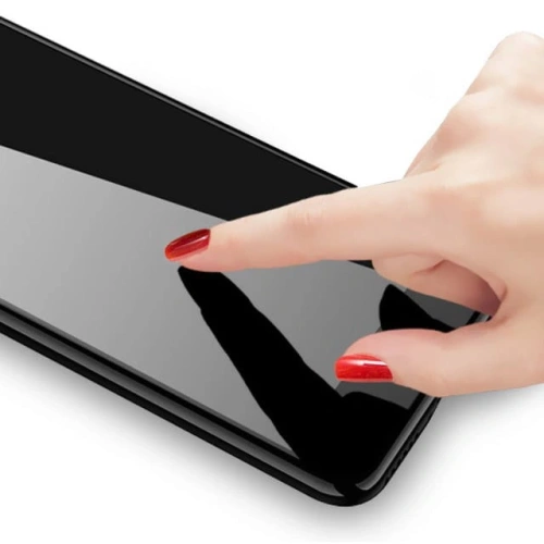 Szkło hartowane Bizon Glass Edge do Moto G52 / G82 czarne