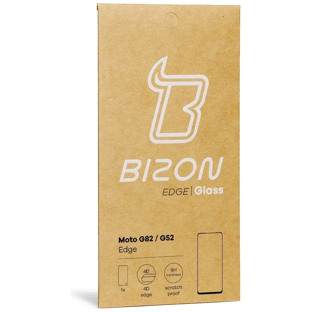 Hurtownia GSM - Bizon Glass Edge Moto G52 / G82 negru - BIZ562 - {ean13} - Hurt