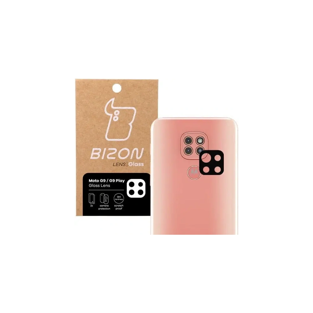 Wholesale Bizon Glass Lens Moto G9 / G9 Play [2 PACK] - BIZ563 - {ean13} - Hurt