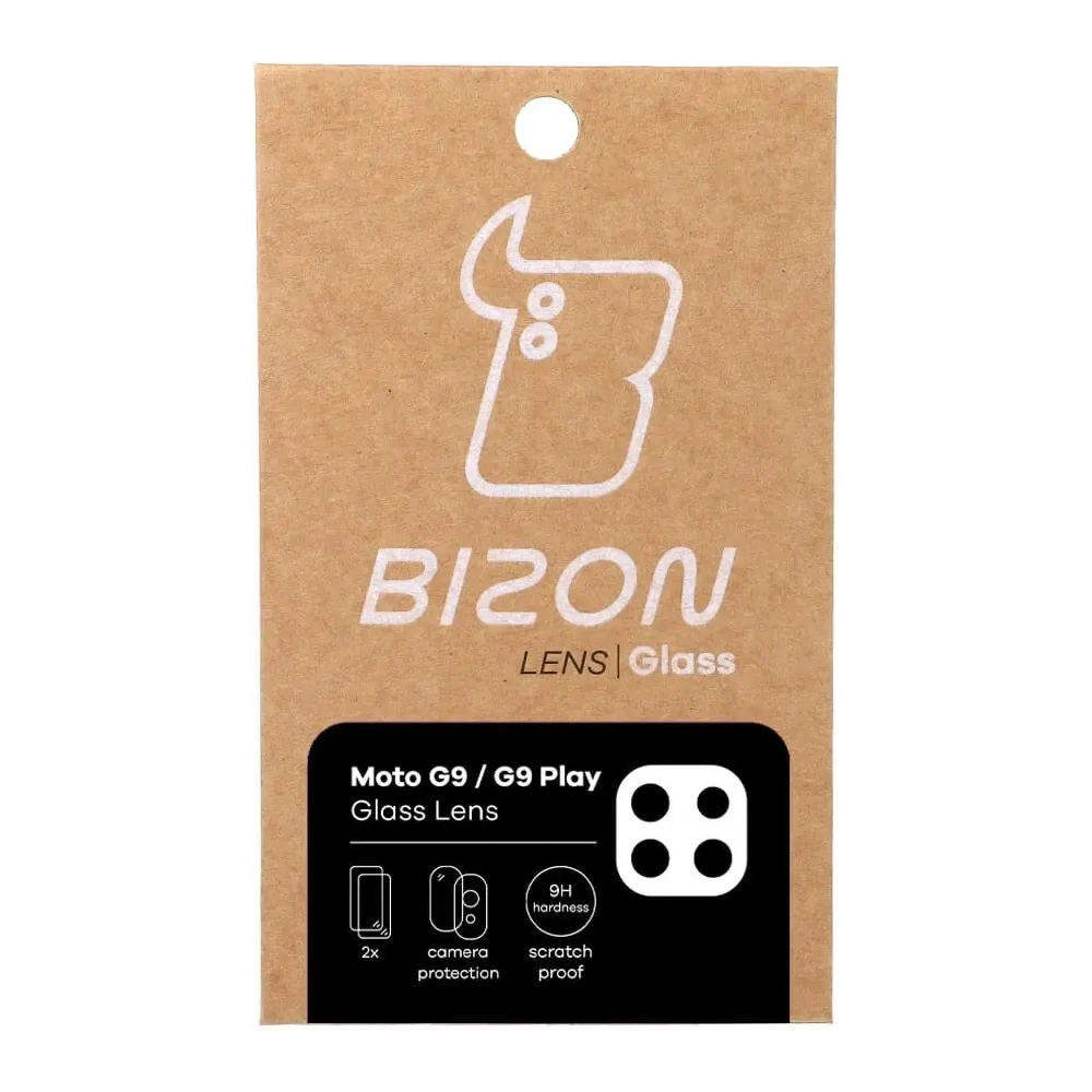 Wholesale Bizon Glass Lens Moto G9 / G9 Play [2 PACK] - BIZ563 - {ean13} - Hurt