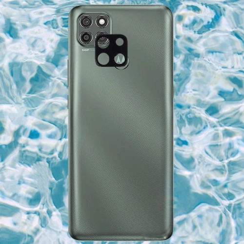 Szkło na aparat Bizon Glass Lens do Moto G9 Power [2 PACK]