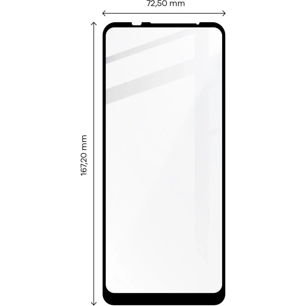 Hurtownia GSM - Bizon Glass Edge Moto G9 Power fekete - BIZ566 - {ean13} - Hurt