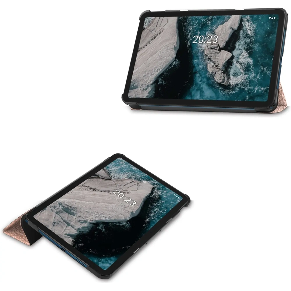 Hurtownia GSM - Etui Bizon Case Tab Croc do Nokia T20 różowozłote - BIZ567 - {ean13} - Hurt