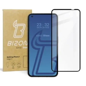 Hurtownia GSM - Szkło hartowane Bizon Glass Edge 2 do Nothing Phone 1 czarne - BIZ568 - {ean13} - Hurt