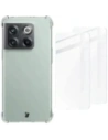 Bizon Case Clear Pack case + 2x screen glass OnePlus 10T clear