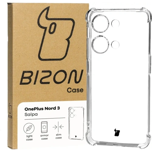 Elastyczne etui Bizon Case Salpa do OnePlus Nord 3 przezroczyste
