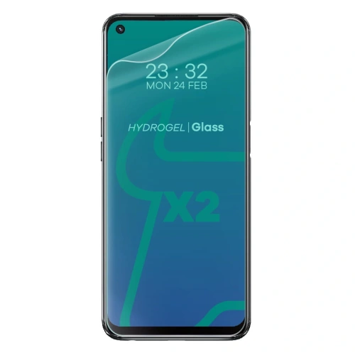 Folia hydrożelowa na ekran Bizon Glass Hydrogel Oppo A52 / A72 / A54 5G / A74 5G / A93 5G [2 PACK]