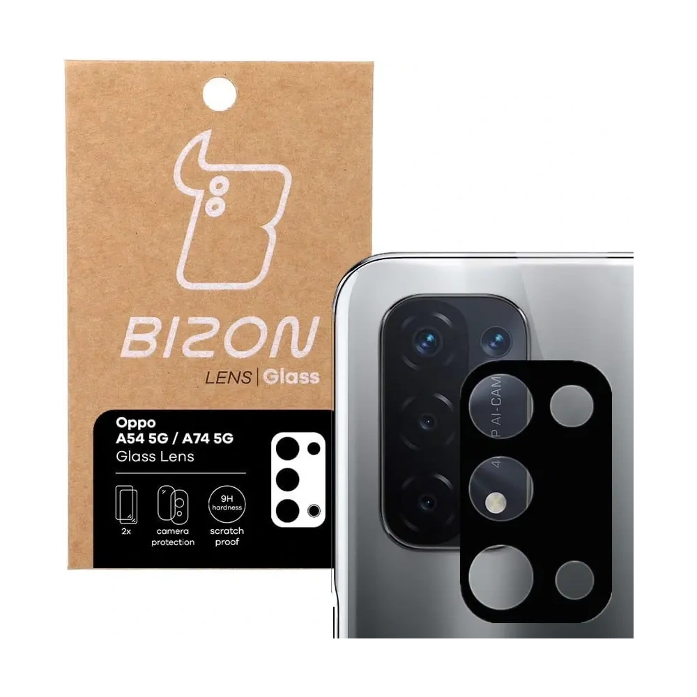 Hurtownia GSM - Bizon-Glaslinse Oppo A54 5G / A74 5G [2 PACK] - BIZ589 - {ean13} - Hurt