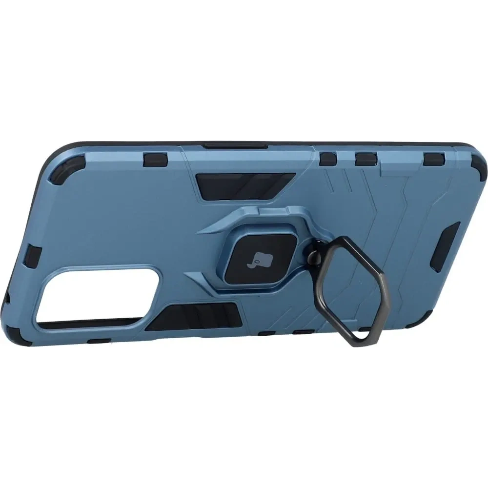 Hurtownia GSM - Bizon Caz Armură Inel Oppo A54 5G / A93 5G / A74 5G / OnePlus Nord N200 5G albastru - BIZ590 - {ean13} - Hurt