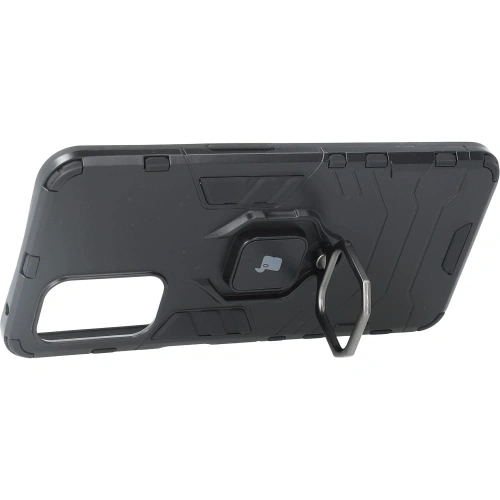 Etui Bizon Case Armor Ring do Oppo A54 5G / A93 5G / A74 5G / OnePlus Nord N200 5G czarne