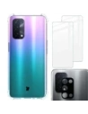 Bizon Case Clear Pack tok + 2x képernyőüveg + lencseüveg Oppo A74 5G / A54 5G tiszta