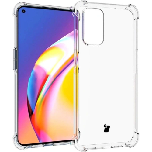 Etui + 2x szkło na ekran + obiektyw Bizon Case Clear Pack do Oppo A74 5G / A54 5G przezroczyste