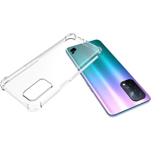 Etui + 2x szkło na ekran + obiektyw Bizon Case Clear Pack do Oppo A74 5G / A54 5G przezroczyste