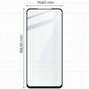Bizon Glass Edge edzett üveg - [2 CSOMAG] + lencsevédő Oppo A54 5G / A74 5G fekete