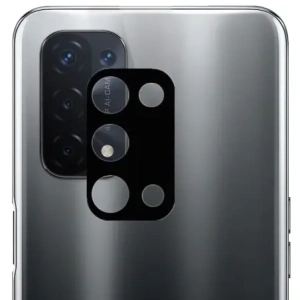 Bizon Glass Edge edzett üveg - [2 CSOMAG] + lencsevédő Oppo A54 5G / A74 5G fekete
