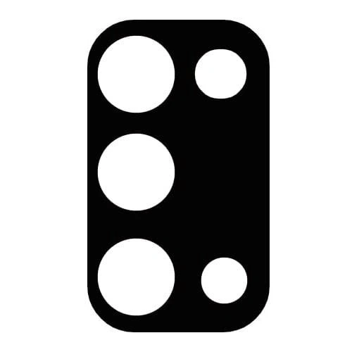 Szkło hartowane Bizon Glass Edge - [2 PACK] + ochrona na obiektyw Oppo A54 5G / A74 5G czarne