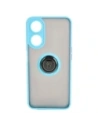 Hurtownia GSM - Bizon Case Hybrid Ring Oppo A78 5G fumuriu cu un cadru de culoare albastru deschis - BIZ595 - {ean13} - Hurt