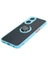 Hurtownia GSM - Bizon Case Hybrid Ring Oppo A78 5G fumuriu cu un cadru de culoare albastru deschis - BIZ595 - {ean13} - Hurt