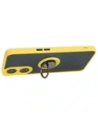 Wholesale Bizon Case Hybrid Ring Oppo A78 5G smoky with a yellow frame - BIZ597 - {ean13} - Hurt