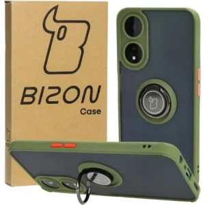 Hurtownia GSM - Bizon Case Hybrid Gyűrű Oppo A78 5G füstös zöld kerettel - BIZ598 - {ean13} - Hurt